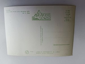 POSTCARD PRL TATRY SCHRONISKO PRZY MORSKIM OKU