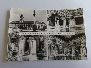 POSTCARD PRL WARSAW ROYAL CASTLE