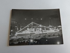 POSTCARD PRL SHIP ORP BURZA, GDYNIA