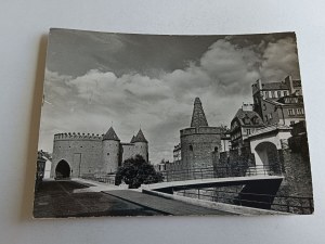 POSTCARD PRL WARSAW OLD TOWN WALLS