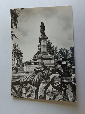 POSTCARD PRL WARSAW MICKIEWICZ MONUMENT