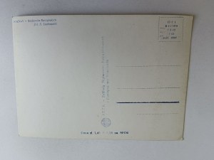 POSTCARD PRL POZNAŃ LIBRARY RACZYNSKI