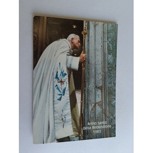 POCZTÓWKA PAPIEŻ JAN PAWEŁ II ZNACZEK