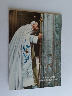 POSTCARD POPE JAN PAWEŁ II STAMP