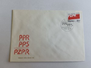 ENVELOPE, PPR STAMP, PPS, PZPR