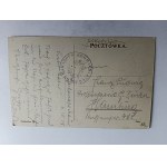 POCZTÓWKA CZĘSTOCHOWA JASNA GÓRA, KLASZTOR, STEMPEL 1918 R
