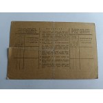 BILET KRAKÓW POLSKIE KOLEJE PAŃSTWOWE, PKP, GOCZAŁKOWICE, PIECZĄTKA 1947 R