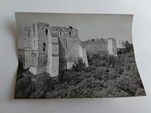 PHOTO PRL KAZIMIERZ DOLNY CASTLE RUINS, FOT MYSTKOWSKI STAMP