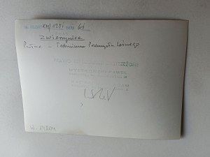 PHOTO PRL ZWIERZYNIEC FOREST INDUSTRY TECHNICAL SCHOOL, FOT MYSTKOWSKI STAMP