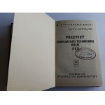 PRZEPISY EKSPLOATACJI TECHNICZNEJ KOLEI PET, WYD KOMUNIKACYJNE, MINISTERSTWO KOLEI, WARSZAWA 1956 R