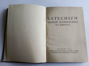 CATECHISM OF CATHOLIC RELIGION FOR THE FAITHFUL, KRAKOW 1960, WYD DIECEZJALNE ŚW KRZYŻA OPOLE