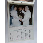 KALENDARZ ŚCIENNY PAPIEŻ JAN PAWEŁ II, PALLOTINUM II, ZĄBKI, FAMILIARIS CONSORTIO 1994 R