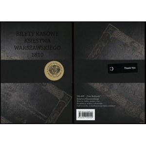 Kozłowski Mariusz - Bilety kasowe Księstwa Warszawskiego 1810, Zielona Góra 2025, I wydanie, ISBN 9788397509009