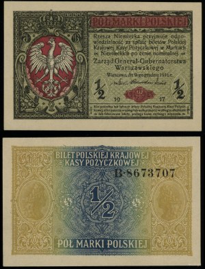 Polska, 1/2 marki polskiej, 9.12.1916