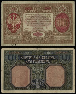 Poland, 1,000 Polish marks, 9.12.1916