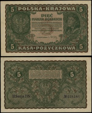 Poland, 5 Polish marks, 23.08.1919