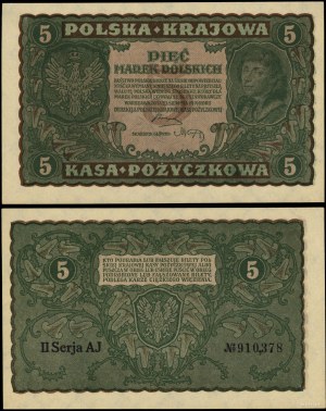 Poland, 5 Polish marks, 23.08.1919