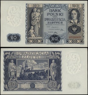 Poland, 20 zloty, 11.11.1936