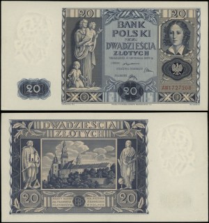 Poland, 20 zloty, 11.11.1936