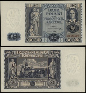Poland, 20 zloty, 11.11.1936