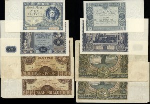 Poland, set of 4 banknotes, 1930-1936