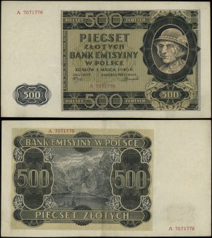 Poland, 500 zloty, 1.03.1940