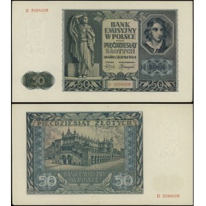Poland, 50 zloty, 1.08.1941, D