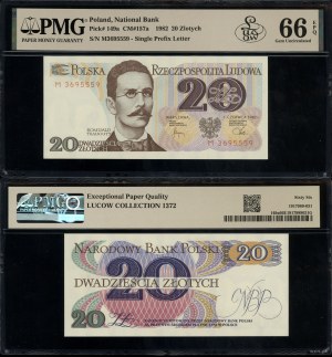 Poland, 20 zloty, 1.06.1982