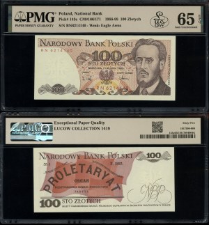 Poland, 100 zloty, 1.12.1988