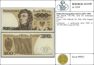 Poland, 500 zloty, 1.06.1982
