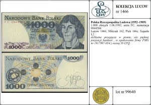 Poland, 1,000 zloty, 1.06.1982