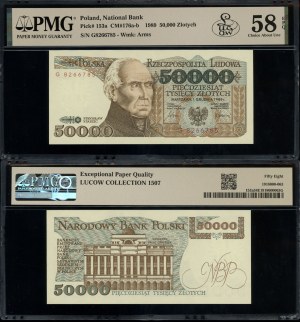 Poland, 50,000 zloty, 1.12.1989