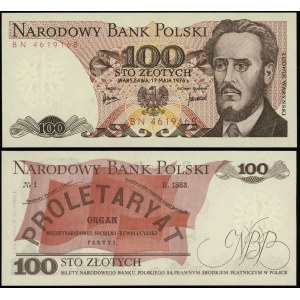 Polska, 100 złotych, 17.05.1976, BN - Szparło L6