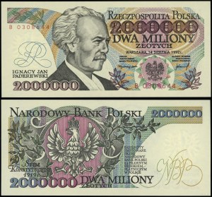 Poland, 2,000,000 zloty, 16.11.1993