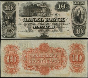United States of America (USA), $10 blanco, 18...(1950s')