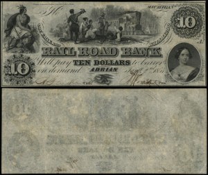 United States of America (USA), $10, 2.01.1854, Adrian