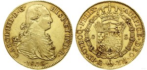 Mexico, 8 escudos, 1806 Mo TH, Mexico