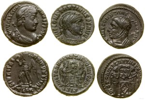 Roman Empire, set of 3 x follis