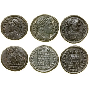 Cesarstwo Rzymskie, zestaw 3 x follis
