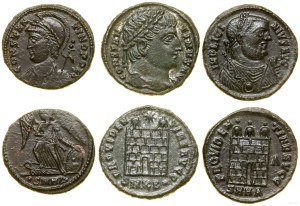 Roman Empire, set of 3 x follis