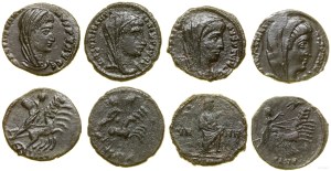 Roman Empire, flight 4 x posthumous follis