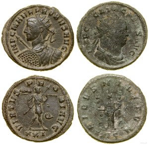 Roman Empire, flight 2 x antoninian coinage