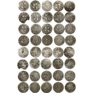 Polska, zestaw 20 x półtorak, 2 x 1620, 3 x 1621, 6 x 1622, 5 x 1623, , Bydgoszcz
