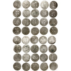 Polska, zestaw 20 x półtorak, 8 x 1622, 7 x 1623, 3 x 1624, 2 x 1625, Bydgoszcz