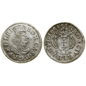 Polska, dwugrosz, 1651, Gdańsk