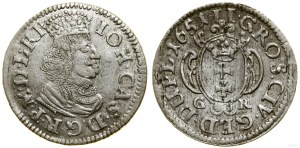 Poland, two-grosz, 1651, Gdansk