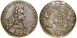 Poland, 2/3 thaler (guilder), 1697 IK, Dresden