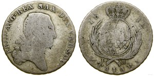 Poland, two-zloty (1/3 thaler), 1812 IB, Warsaw