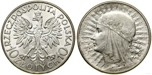 Poland, 10 gold, 1932, England