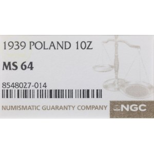 Polska, 10 złotych, 1939, Warszawa